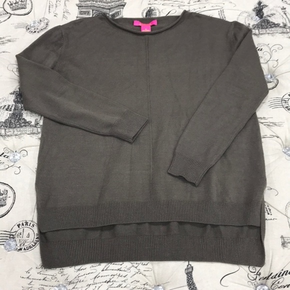 Catherine Catherine Malandrino Seamed Long Sweater - Picture 2 of 6